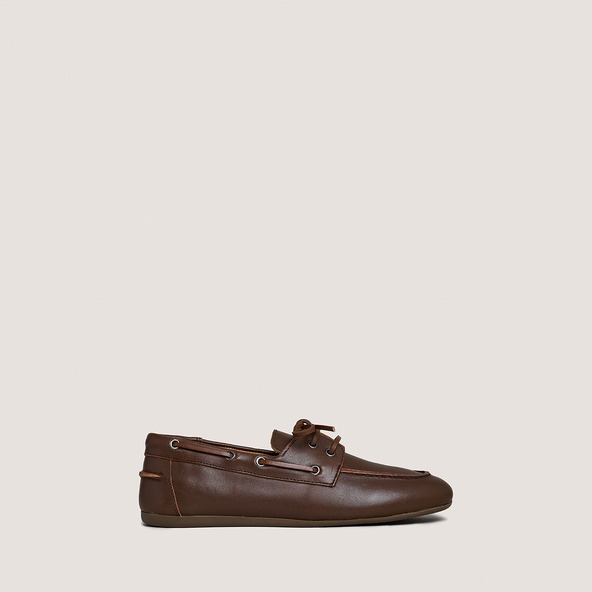 Jonak Soft Loafers In Brown Leather LALIE