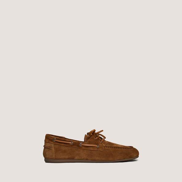 Jonak Soft Loafers In Cognac Suede LALIE