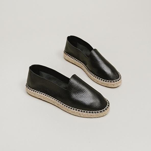 Jonak Wedges In Black Grained Leather MAX