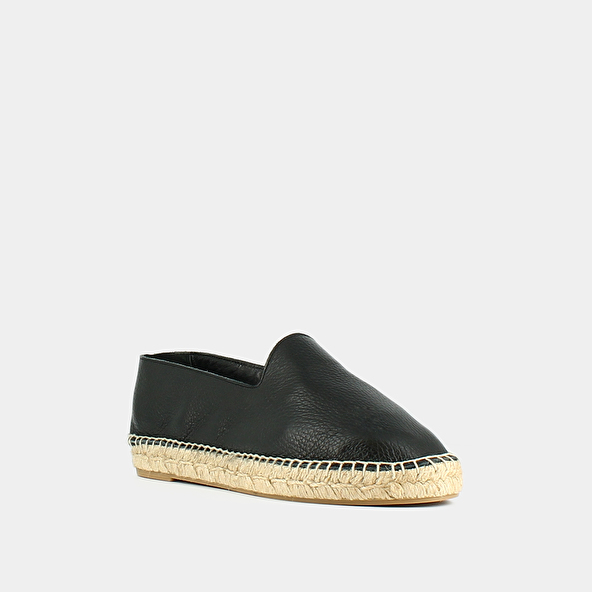 Jonak Wedges In Black Grained Leather MAX