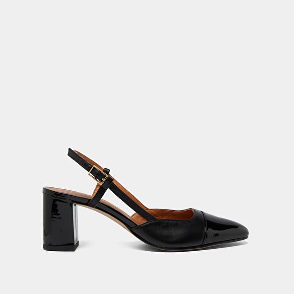 Jonak Mary Janes With Heels In Black Patent And Leather DHAPOP