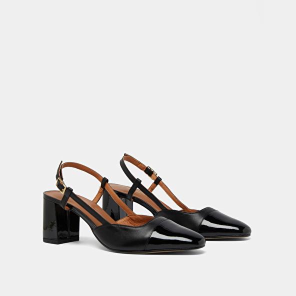 Jonak Mary Janes With Heels In Black Patent And Leather DHAPOP