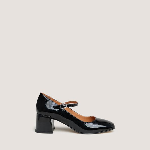 Jonak Mary Janes With Square Heel In Black Patent Leather ALIENOR