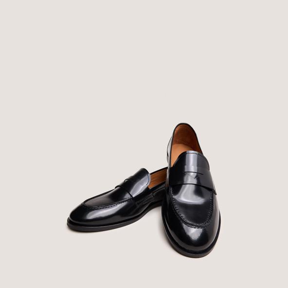 jonak Round-toe loafers in black shiny leather THELMA jonak Round-toe loafers in black shiny leather THELMA