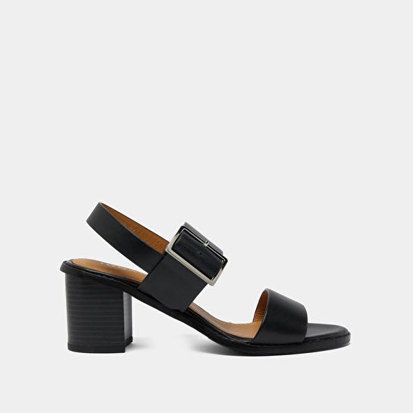 Jonak Sandals With Heels And Straps In Black Leather ACRE
