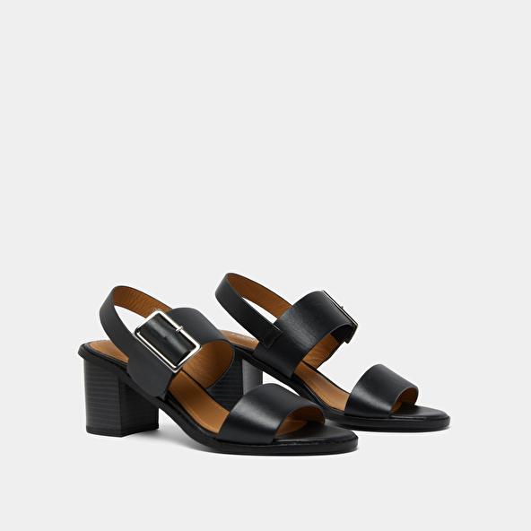 Jonak Sandals With Heels And Straps In Black Leather ACRE