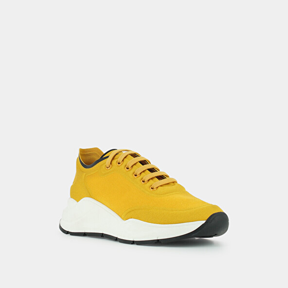 Jonak Sneakers With Chunky Soles In Yellow Textile CERETA