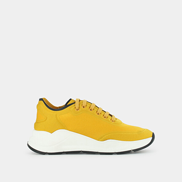 jonak Sneakers with chunky soles in yellow textile CERETA