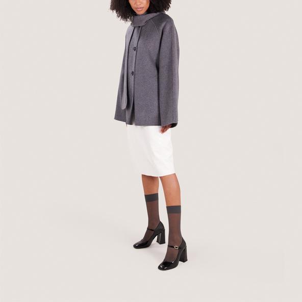 jonak Square Toe Mary Jane in black shiny leather VALERIA