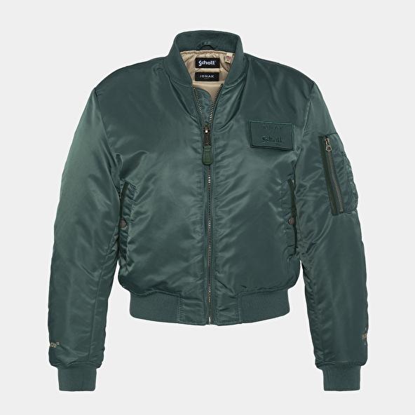Jonak The Jonak Bomber - Jonak X Schott In Green Nylon THE