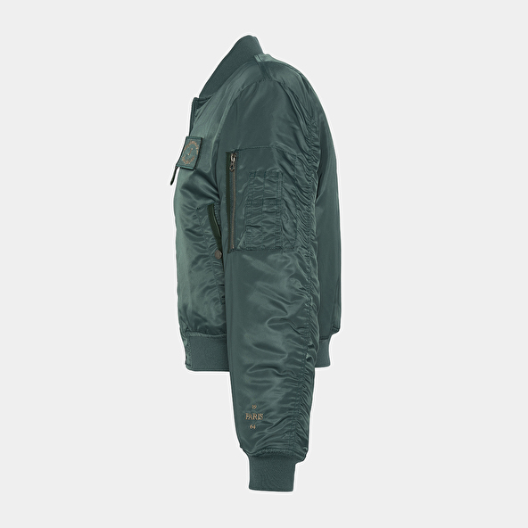 Jonak The Jonak Bomber - Jonak X Schott In Green Nylon THE