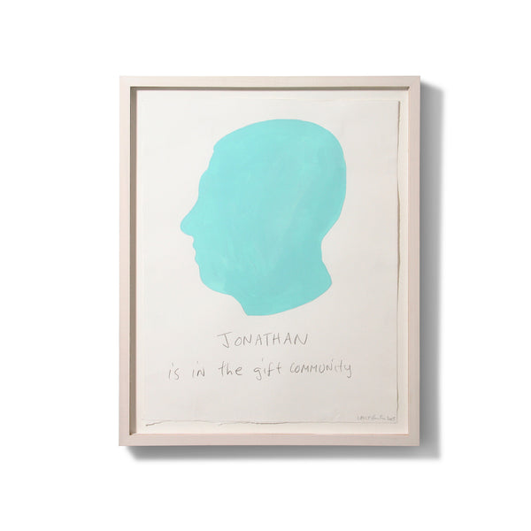 Jonathan Adler Carter Kustera Custom Silhouette And Text Portrait 12 X 9