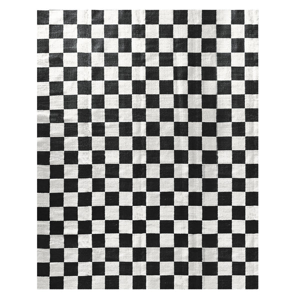 jonathan adler Checkerboard Medium Scale Flatweave Rug
