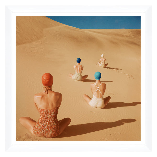 jonathan adler Conde Nast Collection Models Sitting on Sand Dunes