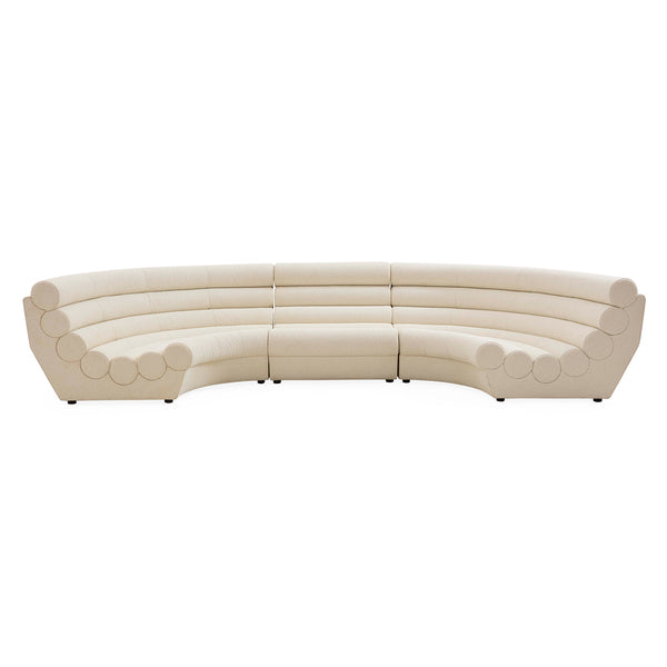 jonathan adler Futura Three-Piece U-Shape Sectional