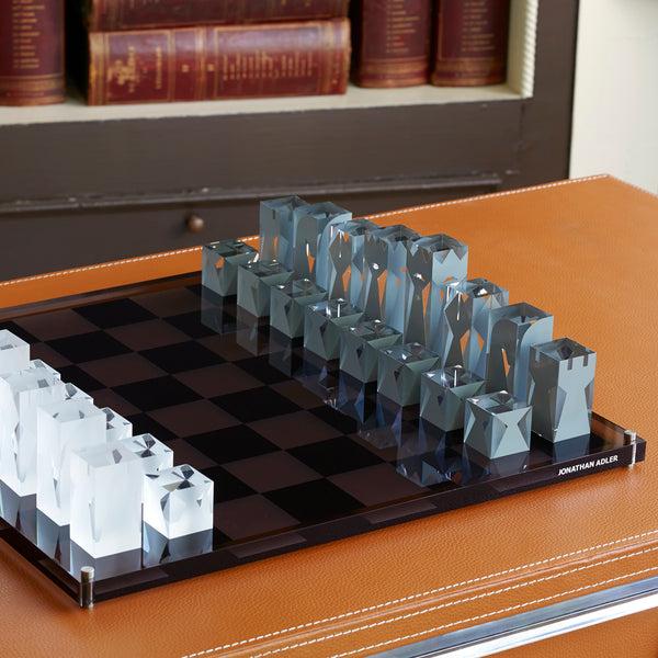 Jonathan Adler Acrylic Chess Set