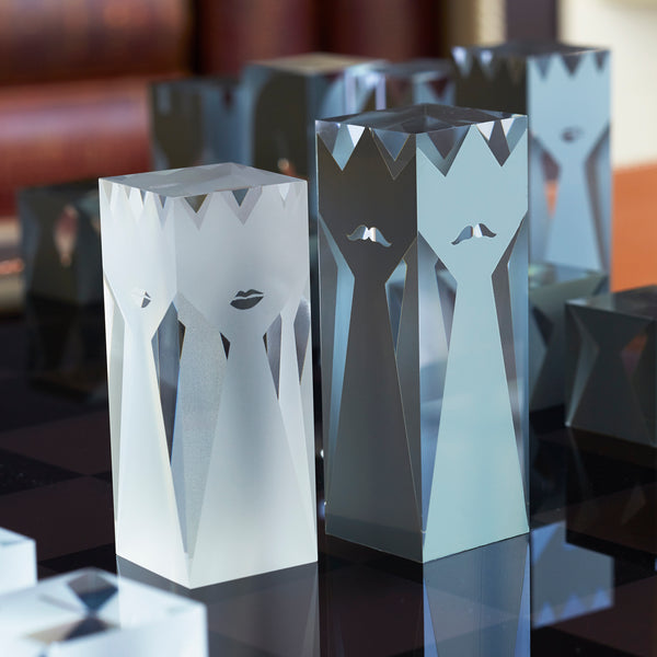 Jonathan Adler Acrylic Chess Set