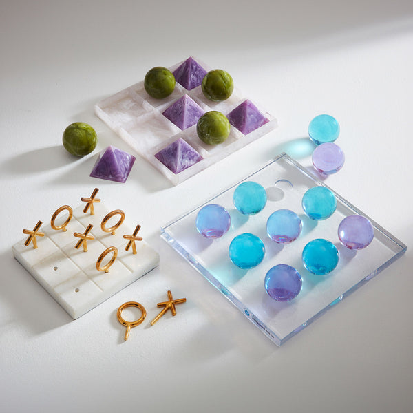 Jonathan Adler Acrylic Tic-Tac-Toe Set