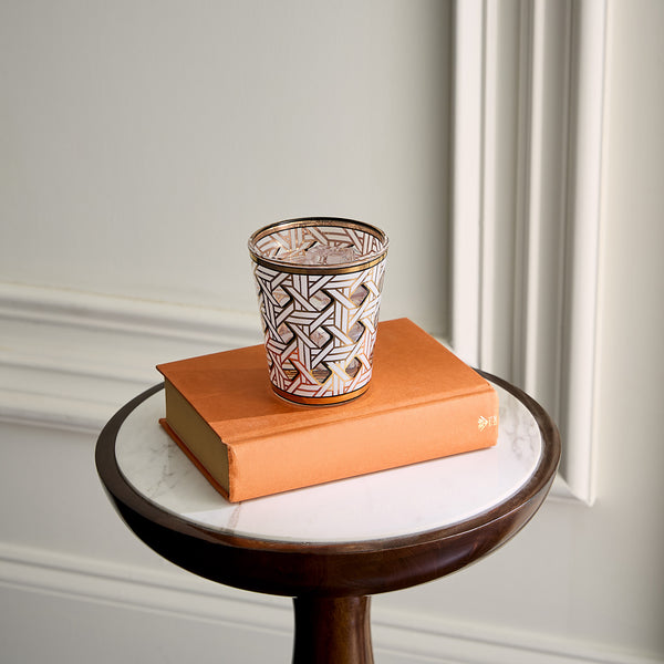 Jonathan Adler Basketweave Glassware Set