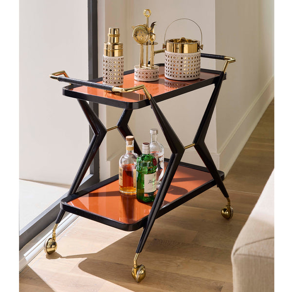 Jonathan Adler Basketweave Ice Bucket