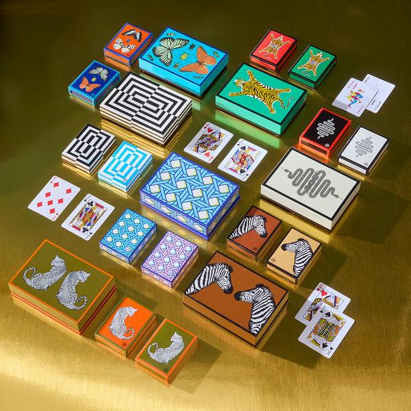 Jonathan Adler Basketweave Lacquer Card Set