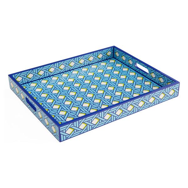 jonathan adler Basketweave Lacquer Tray