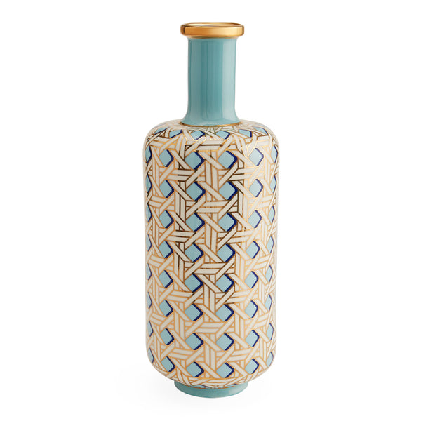 jonathan adler Basketweave Tall Bottle Vase