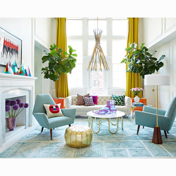 Jonathan Adler Blocks Hand-Knotted Rug