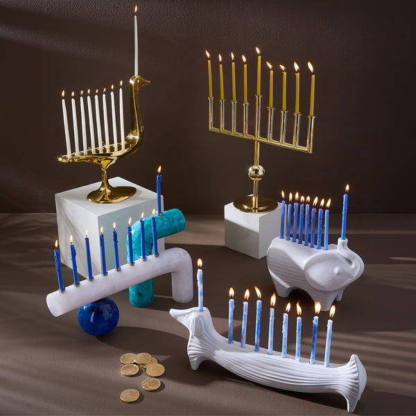 Jonathan Adler Brass Bird Menorah