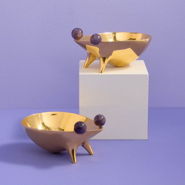 Jonathan Adler Brass Frog Bowl