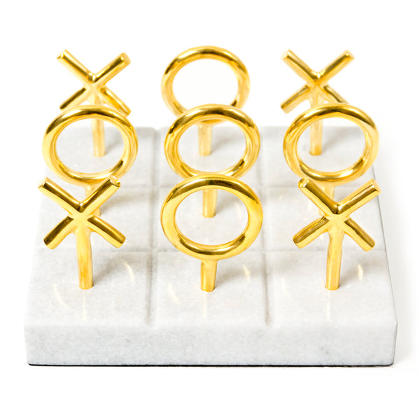 jonathan adler Brass Tic-Tac-Toe Set