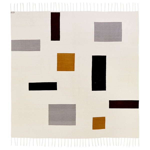 jonathan adler Brushed Alpaca Mondrian Coverlet
