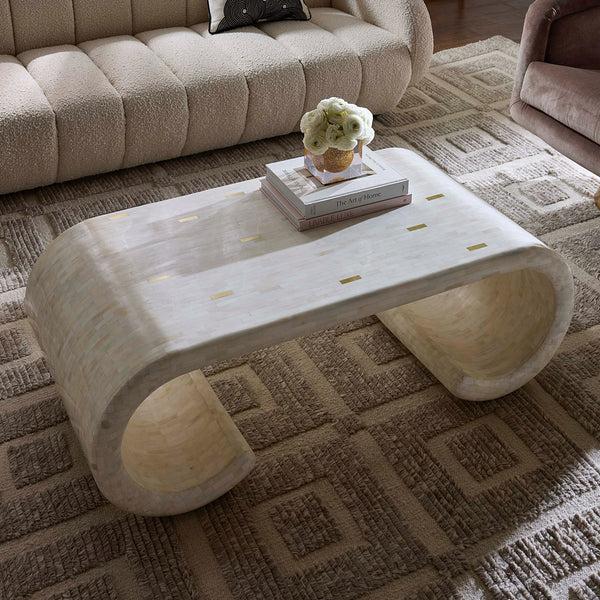 Jonathan Adler Casablanca Scroll Cocktail Table