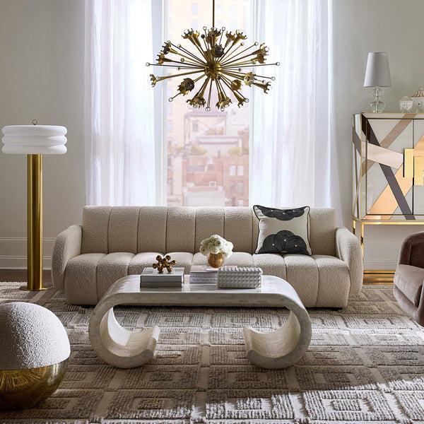 Jonathan Adler Casablanca Scroll Cocktail Table