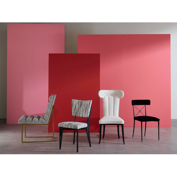 Jonathan Adler Channeled Goldfinger Dining Chair