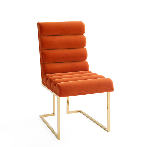 jonathan adler Channeled Goldfinger Dining Chair