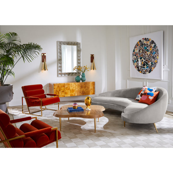 Jonathan Adler Channeled Goldfinger Lounge Chair