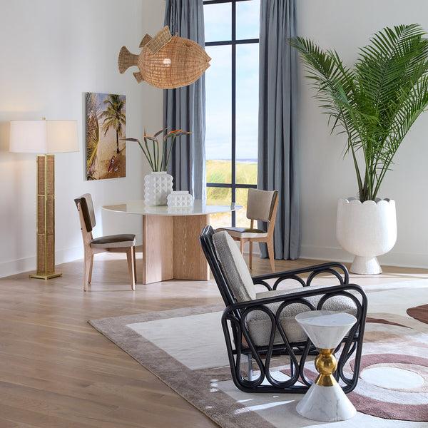 Jonathan Adler Charade Studded Low Vase