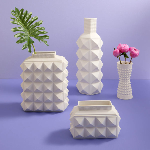 Jonathan Adler Charade Studded Taper Vase