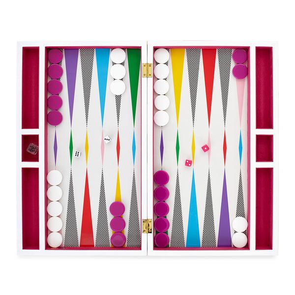 jonathan adler Checkerboard Backgammon Set
