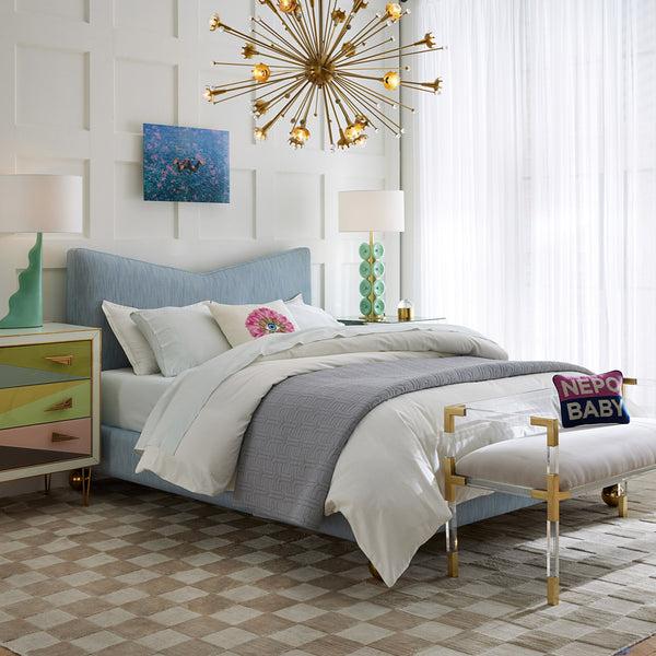 Jonathan Adler Chevron Queen Bed