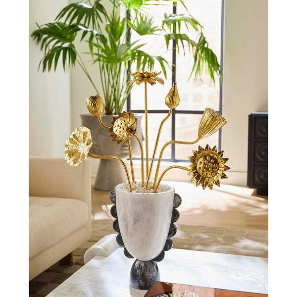 Jonathan Adler Como Black & White Disc Urn