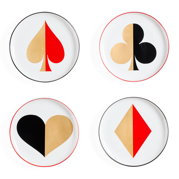 jonathan adler Dealer's Choice Canapé Plate Set
