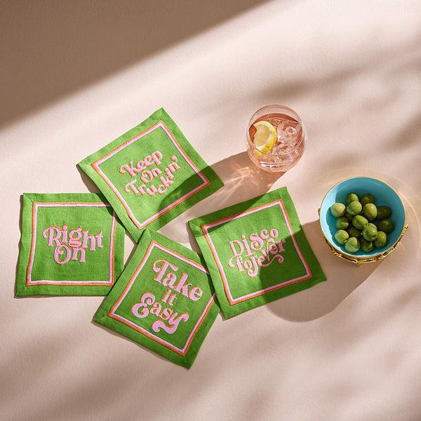 Jonathan Adler Deep Thoughts Cocktail Napkins