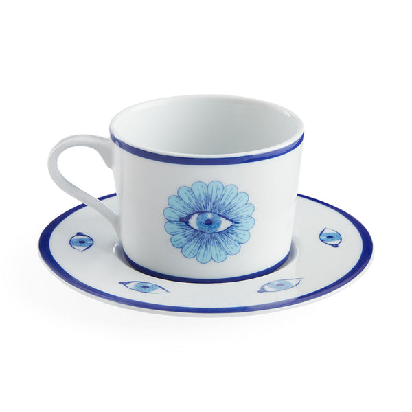 Jonathan Adler Druggist Teacup & Saucer Bundle