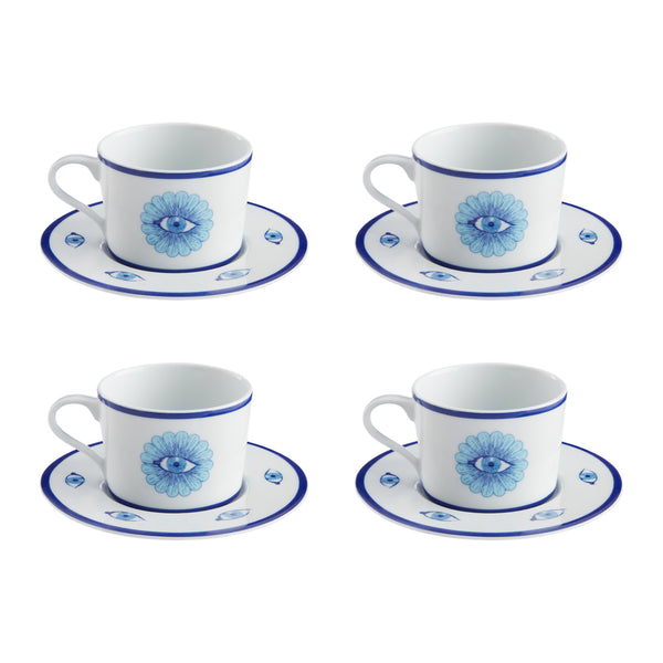 jonathan adler Druggist Teacup & Saucer Bundle