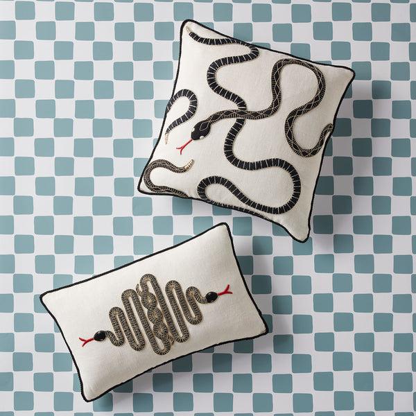 Jonathan Adler Eden Embroidered Pillow