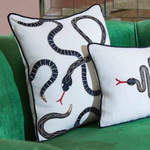 Jonathan Adler Eden Embroidered Pillow