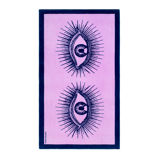 Jonathan Adler Eyes Beach Towel