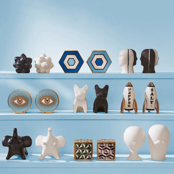 Jonathan Adler French Bulldog Salt & Pepper Set